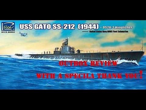 AlexModelling "OUTBOX REVIEW RIICH MODELS 1/200 GATO sub