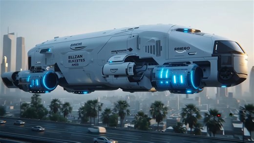 未来都市2400｜4K AI短片呈现科技与文明交织的震撼未来景象