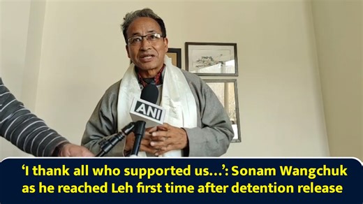 ‘I thank all who supported us…’: Sonam Wangchuk as he reached Leh first time after detention release