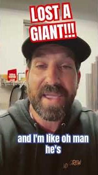 My son lost a GIANT! I’m super bummed for him.