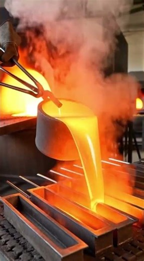 Tiny mining lab with flowing ore This video is generated by AI #miniature #diorama #satisfying