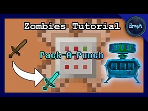Minecraft Cod Zombies Pack A Punch Command Block Tutorial | Xbox One, PS4, Windows 10, MCPE