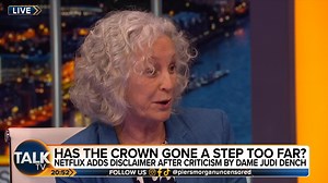 "Nobody thinks it's real. If you can show me one person who thinks this is history, then we'll have a different discussion." Historical author Philippa Gregory doesn't see anything wrong with the depiction of the royal family in Netflix series The Crown. | Piers Morgan Uncensored