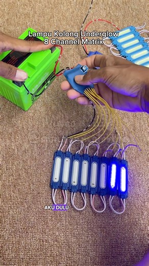 Underglow Module Matrix 8 Channel #underglowlamp #motorcycleunderglowlamp
