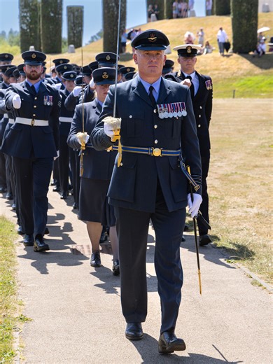 RAF celebrates 75 years of air operations in Shropshire with parade