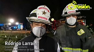 1.9K views · 12 reactions | #SANFERNANDO #ROMA Segundo Comandante Rodrigo Larrain nos comento de que se trató la emergencia de esta noche en la localidad de Roma en la Comuna de San Fernando dónde trabajo el cuerpo de bomberos de la ciudad en su totalidad. Incendio estructural #roma. | Radio Pasión FM | Facebook