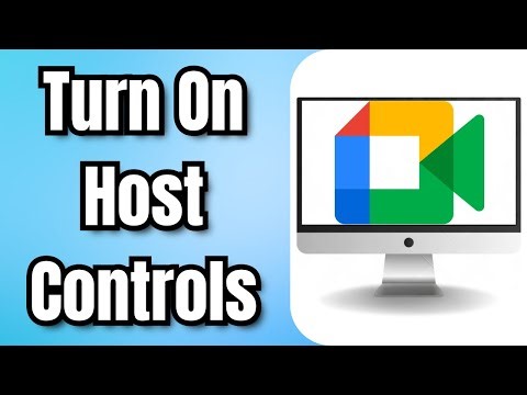 How to Turn on Host Controls in Google Meet - Quick Tutorial