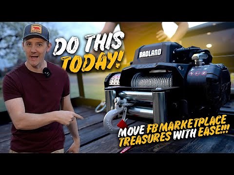 Load like a PRO, DIY Removable Trailer Winch Installation for CHEAP