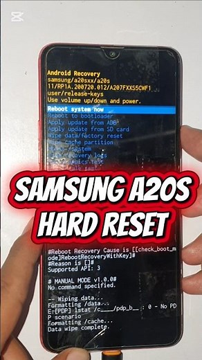 Samsung A20s Hard reset | SAmsung A20s Factory Reset Pin & Pattern Lock remove Easy Without PC
