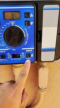 Irritrol Rain Dial: How to turn on a valve (not programming, just turning on)