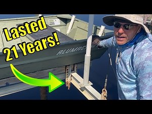 DIY Repair of Failing Boat Lift - Galvanized Metal Doesn't Last Forever!