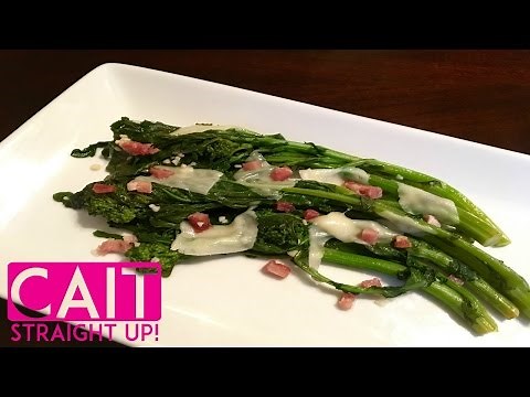Best Broccoli Rabe Recipe | Two Easy Recipes | Cait Straight Up