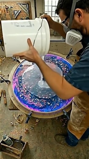 "I Turned LIQUID GOLD into a Hyper-Real NEBULA! 🌌✨"