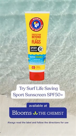 Blooms The Chemist on Instagram: "🏃‍♀️ Looking for a non-greasy sunscreen developed for those with an active lifestyle? Stay protected with Surf Life Saving Sport SPF 50: ☀️ Very high broad-spectrum SPF 50+ protection to shield against harmful UVA & UVB rays 🌊 4 hour water-resistant and sweat-friendly, ideal for sport, beach days and active adventures 🧴 Easy-spread lotion with Vitamin E to moisturise the skin 🏆 Trusted by surf life savers & made for Aussie sun conditions Shop in-store at Blo
