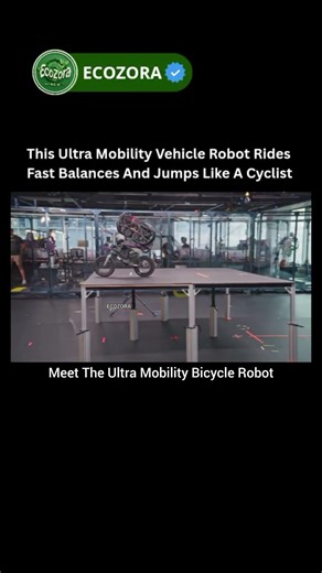 This Bicycle Robot Can Jump Over Obstacles 🤯 #robotics #ai #tech
