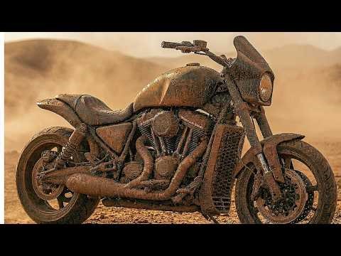 ASMR Motorcycle Restoration MASSIVE 6200cc V8 Boss Hoss BHC-9 | From Rusted to Mirror Finish