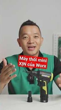 Máy Thổi mini Worx WU094 siêu mạnh mẽ mà vẫn nhỏ gọn #worx #wu094 #maythoimini #maythoibui #maythoi