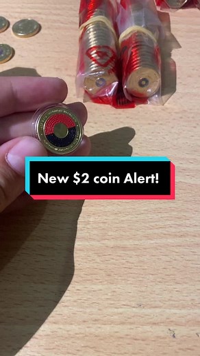 Rare Australian $2 Coin Featuring Aboriginal Flag