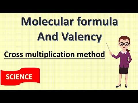 Molecular formula and Valency | Cross multiplication method | science