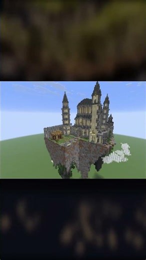 CASTLE IN THE CLOUDS in MINECRAFT | Epic Sky Build Timelapse ☁️🏰#Minecraft #SkyCastle #FantasyBuild