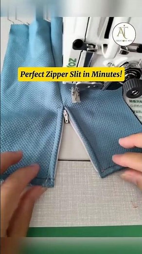 Easiest Way to Sew Zipper