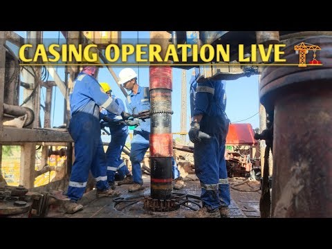 ​How to Run Casing Pipe on an Oil Rig | Step-by-Step Drilling Operation 🏗️⚙️