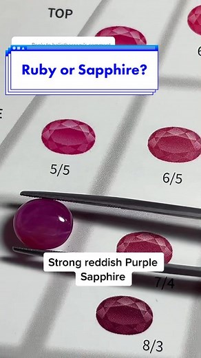 Replying to @Luke @lukey.lux (I’m sorry i dont knkw why it tagged you) 💜 I’m calling it a Sapphire. What do you all think? Colour grading in gemology is very much not subjective. And is done in very specific conditions (which I don’t have but do my best) to ensure accuracy and continuity across the market for fair value!