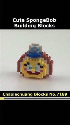 SpongeBob No.7189 Blocks #SpongeBob #Chaolechuang #Swiss_Roll #CLC_7189 #Lego #MiniBlock #NanoBlock