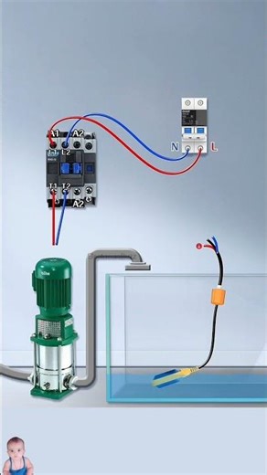 Electrician water tank automatic on and off system