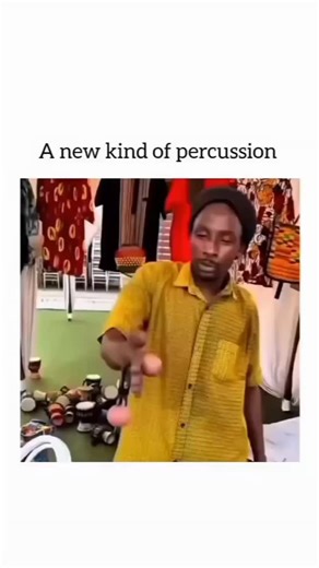 LIO STORY TALES | This video precisely captures a master percussionist in a yellow shirt demonstrating the Aslatua, a West African instrument featuring two... | Instagram
