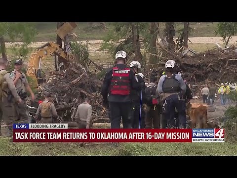 Task force team returns to Oklahoma after 16-day mission
