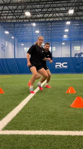 RC Performance Training on Instagram: "Holding the ball up isn’t all about strength — it’s about leverage, balance, body control, and good technical ability. Create contact. Hold posture. Absorb pressure. Find the next action. Session Sequence: Technique & Motor Learning 1️⃣ Posture & Balance 2️⃣ Stepping Across the Defender 3️⃣ Reacting to a Poor Pass / Touch 4️⃣ Going With Your Touch 5️⃣ Directional Touch to Space (Verbal Cue) Next Progression 👉 Layer in real pressure and decision-making. • V