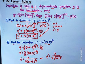 BASIC CALCULUS: THE CHAIN RULE #BasicCalculus | Mathematics Tutorial