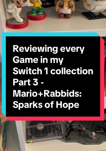 Day three of reviewing every Switch 1 game in my collection with short 1 minute or less reviews. This one is for the Ubisoft title, Mario & Rabbids Sparks of Hope. I think I need to give Kingdom Battle a try as this one just didn’t quite do it for me theme wise, but I did love the gameplay. #nintendoswitch #nintendoswitchcollection #gamereview #nintendocollection #switch2