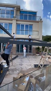 42K views · 95 reactions | Thanks to our joint efforts, our garden has an intelligent pavilion. Top flip louver. The light emitting angle can be adjusted. Surrounded by electric roller blinds.#awning #retractable #awning #pergola #gazebo #blinds #sunroom #outdoor #sunshade #gardendesign #roof #metalroof | Davis Sunshade Structure System-Electric Awning | Facebook