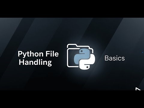 Python File Handling Basics Explained | Read, Write, Append & Open Files (Beginner Friendly)