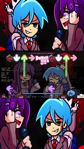 Friday Night Funkin' Doki Mixes (#ddlc #fnfmod) Yuri VS BF in Obsession