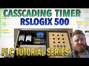 PLC Tutorial - RSLogix 500 - Cascading Timers
