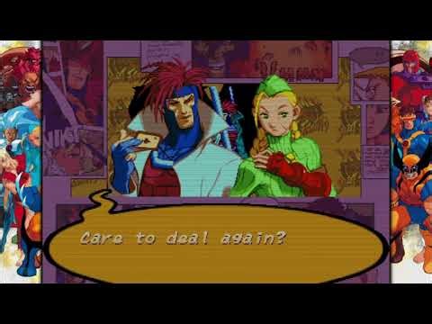 X-Men vs Street Fighter Cammy Gambit