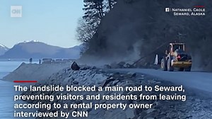 Bystander video captures the moment a landslide occurs in Alaska