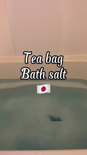 Time to relax 🛀🏻 #japanthingsbykim #japanthings #japanbathsalt #bathsalt #teabagbathsalt #tokyo #bathtime
