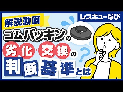【解説動画】ゴムパッキンの劣化・交換の判断基準とは