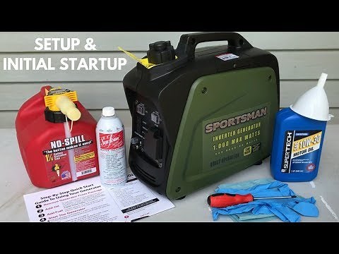 First start of the Sportsman 1000 / 800 watt Inverter Generator - GEN1000i