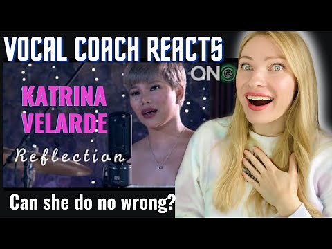 Vocal Coach Reacts: KATRINA VELARDE ‘Reflection’ Her Best Performance?!