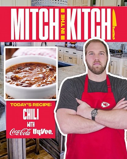 19K views · 597 reactions | A recipe PERFECT for the fall weather: chili ‍ chiefs.com/mitchinthekitch | The Kansas City Chiefs | Facebook