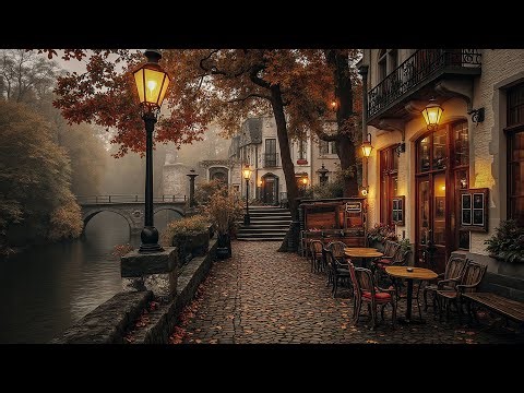 You're Study Alone in Old Victorian London | Relaxing Melancholic Piano | Fall Ambience & Dark Music