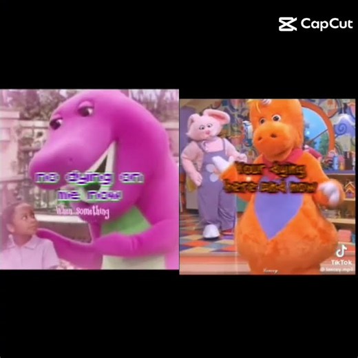 Barney VS Buddy #barneythedinosaur #buddytheunicorn #edit #fyp #buddyvsbarney