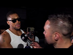 "I'm Proud Of You!" - Anthony Joshua & Joseph Parker Embrace After Wins