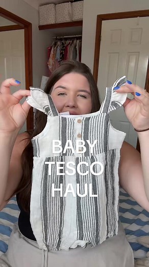 Adorable Baby Girl Clothes Haul from Tesco with 25% Off!