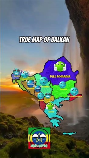 Original map of Balkan